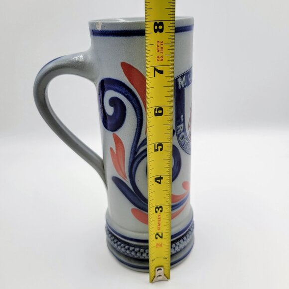 Vintage German Beer Mug Stein Musikzug Rote-Husaren MCC Ober-Morlen Read - Picture 9 of 10